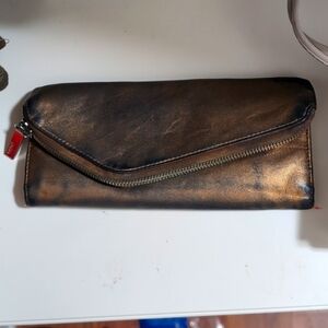 Distressed Wallet Clutch